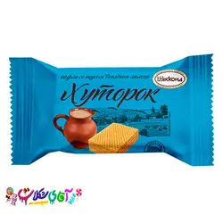 میکس ویفر روسی شیری کاپوچینو بادام زمینی (200 گرم)