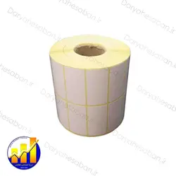 رول لیبل دو ستونه ۲۵ در ۵۰ میلیمتر