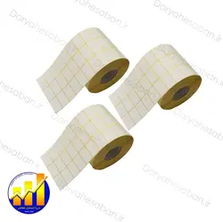 رول لیبل سه ستونه ۲۵ در ۳۵ میلیمتر