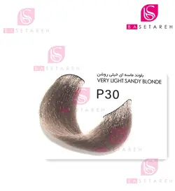 رنگ مو پیکشن سری ترکیبی شماره P30 بلوند ماسه‌ای خیلی روشن