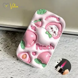 فندک فانتزی دخترانه شعله صورتی 3D Fruit