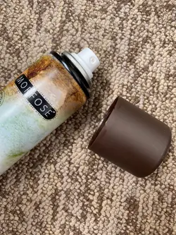 شامپو خشک مورفورس حاوی بیوتین و کلاژن مناسب موهای قهوه ای