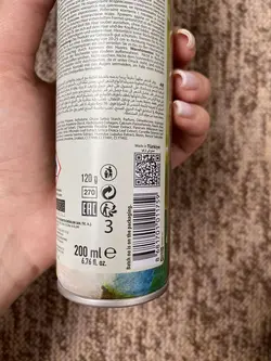 شامپو خشک مورفورس حاوی بیوتین و کلاژن مناسب موهای قهوه ای