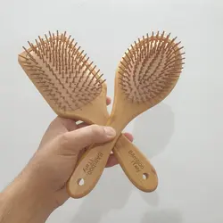 برس چوبی بامبو BAmboo مدل گرد