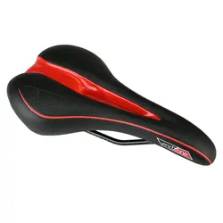 زین دوچرخه ENDZONE مدل 4212 مشکی-قرمز - فروشگاه اینترنتی سایکل اسپورت