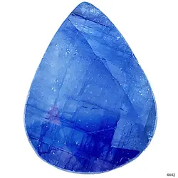 نگین یاقوت کبود معدنی و طبیعی آفریقایی کد 4442