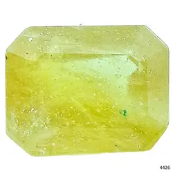 نگین یاقوت زرد معدنی و طبیعی آفریقایی کد 4426