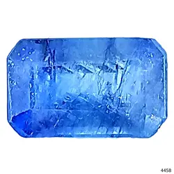 نگین یاقوت کبود معدنی و طبیعی آفریقایی کد 4458