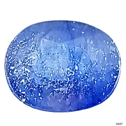 نگین یاقوت کبود معدنی و طبیعی آفریقایی کد 4447