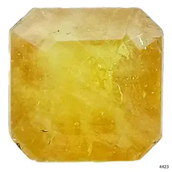 نگین یاقوت زرد معدنی و طبیعی آفریقایی کد 4423