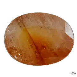 نگین یاقوت نارنجی معدنی و طبیعی آفریقایی – کد 2200