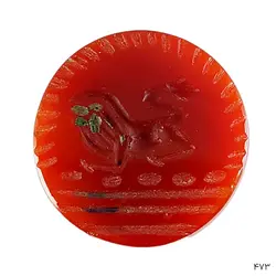 نگین عقیق کهنه سمبه دار معدنی کلکسیونی – کد 473