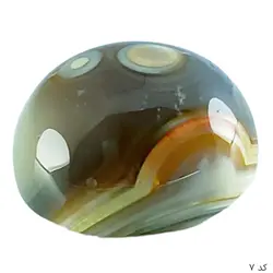 نگین عقیق باباقوری معدنی اعلا و فاخر – کد 7