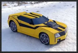 ماکت اتومبیل camaro بساز