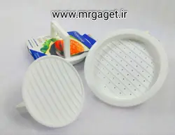 همبرگر زن دستی