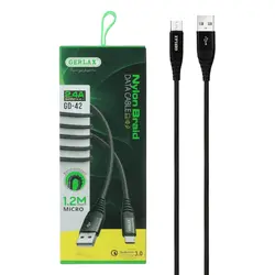 کابل شارژ میکرو جرلکس مدل micro USB GD-42 - فروشگاه اینترنتی کیس آپ|قاب گوشی|لوازم جانبی موبایل |گلس