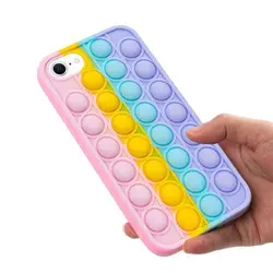 قاب فیجت(پاپیت) رنگین کمانی اپل iphone 6 - فروشگاه اینترنتی کیس آپ|قاب گوشی|لوازم جانبی موبایل |گلس