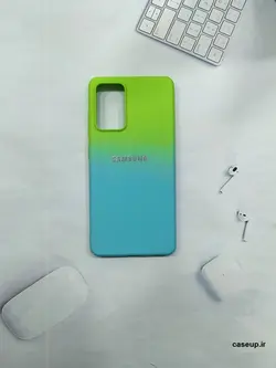 قاب دو رنگ اقیانوسی pc لوگو برجسته سامسونگ A52 - فروشگاه اینترنتی کیس آپ|قاب گوشی|لوازم جانبی موبایل |گلس