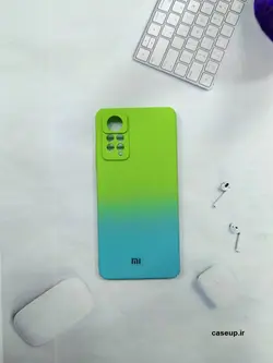 قاب دو رنگ اقیانوسی pc لوگو برجسته شیاومی redmi note11pro 5g - فروشگاه اینترنتی کیس آپ|قاب گوشی|لوازم جانبی موبایل |گلس