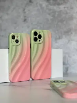 قاب برجسته موج دار طرح گرادیانت آیفون12 - فروشگاه اینترنتی کیس آپ|قاب گوشی|لوازم جانبی موبایل |گلس