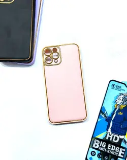 قاب گلد لاین روکش چرمی آیفون11 پرو - فروشگاه اینترنتی کیس آپ|قاب گوشی|لوازم جانبی موبایل |گلس