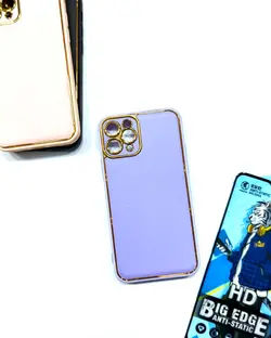 قاب گلد لاین روکش چرمی آیفون11 پرو - فروشگاه اینترنتی کیس آپ|قاب گوشی|لوازم جانبی موبایل |گلس