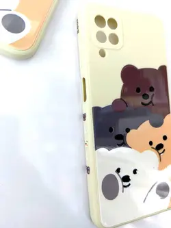 قاب عروسکی سه خرس کله پوک همراه با بند سامسونگ A53 - فروشگاه اینترنتی کیس آپ|قاب گوشی|لوازم جانبی موبایل |گلس