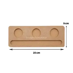 جاعودی و جاشمعی 3 وارمره mdf 8mil