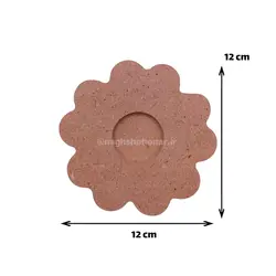 جاوارمری و جاشمعی طرح گل 10 پر mdf 8mil