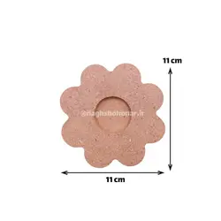 جاوارمری و جاشمعی طرح گل 8 پر mdf 8mil