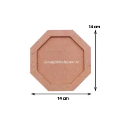 زیر لیوانی 8 ضلعی mdf 8mil