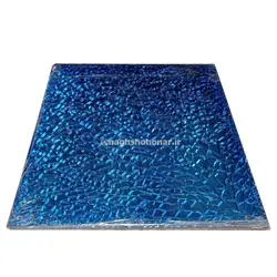 شیشه تیفانی آبی تیره - کد 416