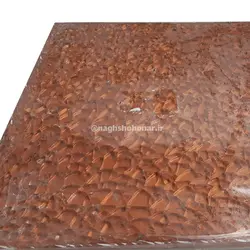 شیشه تیفانی مسی - کد 404