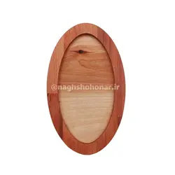 قاب بیضی راش 15*25