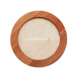 قاب دایره راش قطر17