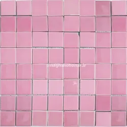 کاشی 4 سانتی میکس صورتی _ mix pnk