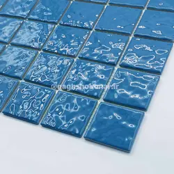 کاشی 5 سانتی آبی 3 تیره ونگوگ _ blu3 dark