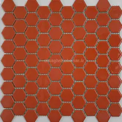 کاشی 6 ضلعی قرمز 4 _ RED4