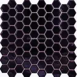 کاشی 6 ضلعی مشکی _ blk1 hex