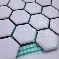 کاشی 6 ضلعی ونگوگ سفید 81 - wht81