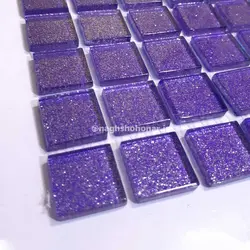 گلس اکلیلی 2.5 سانتی بنفش کد 502