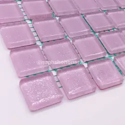 گلس اکلیلی 2.5 سانتی صورتی روشن کد 521