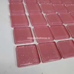 گلس اکلیلی 2.5 سانتی صورتی کد 509