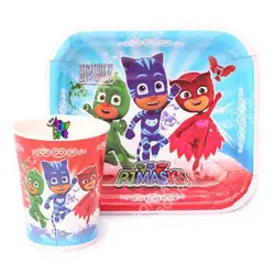 پیش دستی و لیوان تم تولد شب نقاب pj masks
