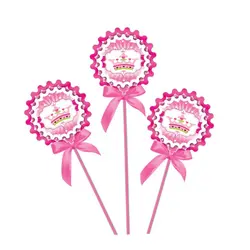 تاپر تم تولد تاج صورتی