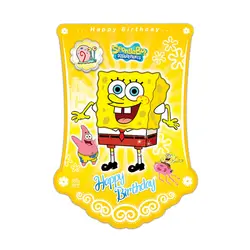 ریسه پرچم تم تولد باب اسفنجی