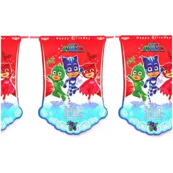 ریسه پرچم تم تولد شب نقاب pj masks