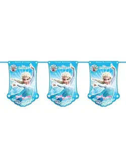 ریسه پرچم تم تولد فروزن