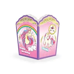 ظرف پاپ کرن تم تولد اسب تکشاخ