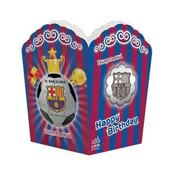 ظرف پاپ کرن تم تولد بارسلونا